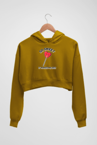 Love Women's Crop Hoodie - Its Clover