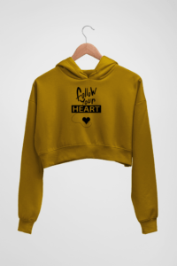 Follow Heart Women's Crop Hoodie - Its Clover