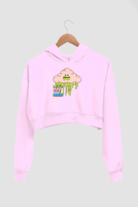 High Women's Crop Hoodie - Its Clover