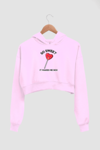 Love Women's Crop Hoodie - Its Clover