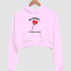 Love Women's Crop Hoodie - Its Clover