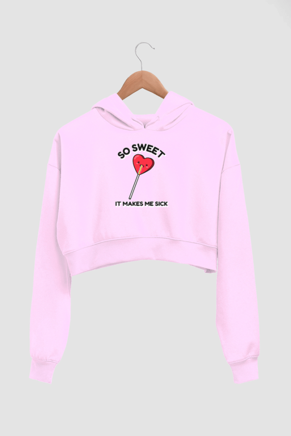 Love Women's Crop Hoodie - Its Clover