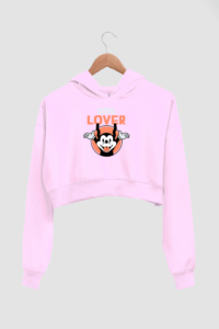 Dog Lover Women's Crop Hoodie - Its Clover