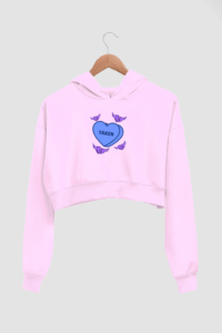 Taken Women's Crop Hoodie - Its Clover