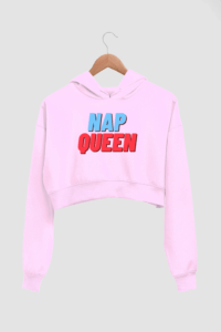 Nap Queen Women's Crop Hoodie - Its Clover