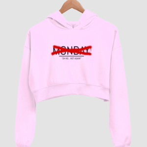 Monday Mood Women's Crop Hoodie - Its Clover
