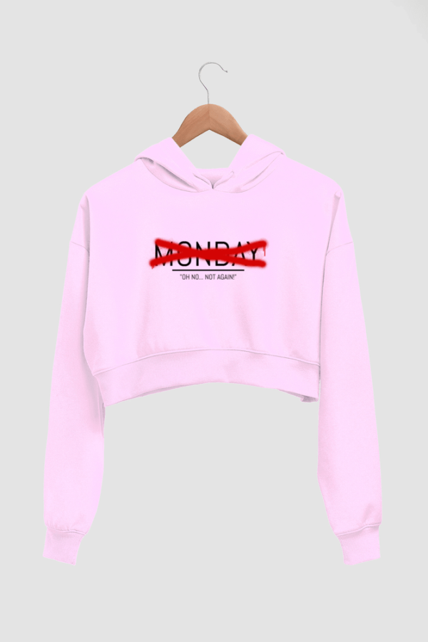 Monday Mood Women's Crop Hoodie - Its Clover