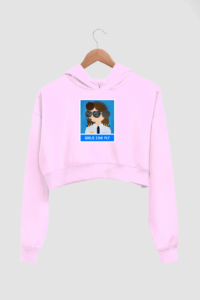 Flyers Women's Crop Hoodie - Its Clover
