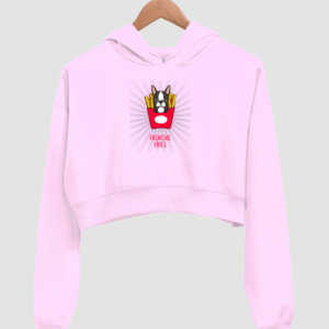 Fries Women's Crop Hoodie - Its Clover