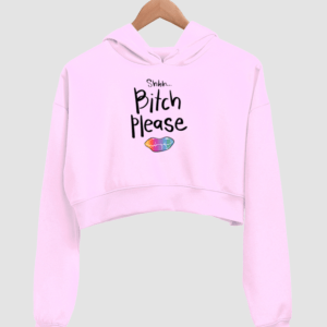 Bitch Women's Crop Hoodie - Its Clover