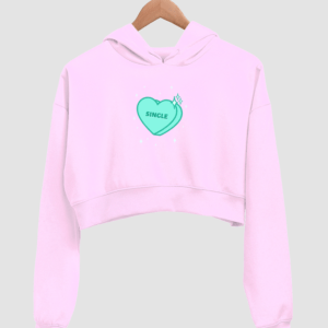 Single Life Women's Crop Hoodie - Its Clover