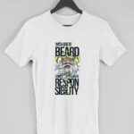 Beard Quote Men's Round Neck Half Sleeve T-shirt - Its Clover