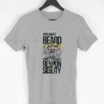 Beard Quote Men's Round Neck Half Sleeve T-shirt - Its Clover