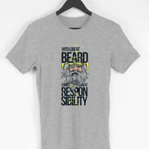 Beard Quote Men's Round Neck Half Sleeve T-shirt - Its Clover