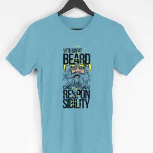 Beard Quote Men's Round Neck Half Sleeve T-shirt - Its Clover