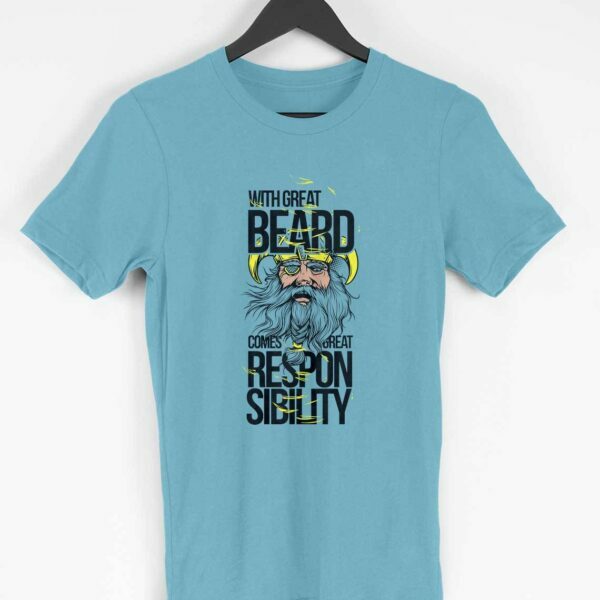 Beard Quote Men's Round Neck Half Sleeve T-shirt - Its Clover