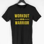Workout Warrior Men's Round Neck Half Sleeve T-shirt - Its Clover