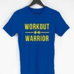 Workout Warrior Men's Round Neck Half Sleeve T-shirt - Its Clover