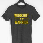 Workout Warrior Men's Round Neck Half Sleeve T-shirt - Its Clover
