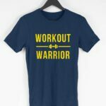 Workout Warrior Men's Round Neck Half Sleeve T-shirt - Its Clover