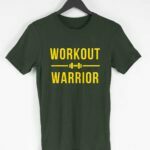 Workout Warrior Men's Round Neck Half Sleeve T-shirt - Its Clover