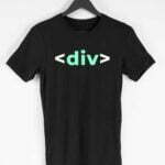 Div Men's Round Neck Half Sleeve T-shirt - Its Clover