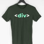 Div Men's Round Neck Half Sleeve T-shirt - Its Clover