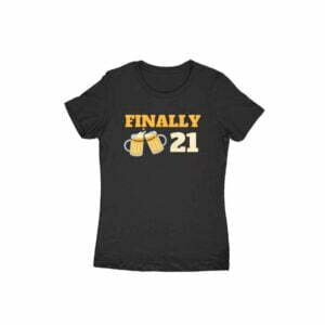 Finally 21 Women's Round Neck T-shirt - Its Clover