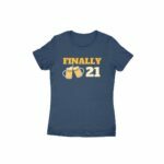 Finally 21 Women's Round Neck T-shirt - Its Clover