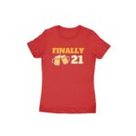 Finally 21 Women's Round Neck T-shirt - Its Clover