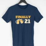 Finally 21 Men's Round Neck Half Sleeve T-shirt - Its Clover