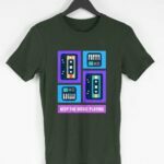 Keep Music Men's Round Neck Half Sleeve T-shirt - Its Clover