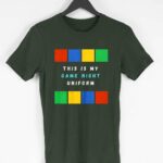 Game Night Men's Round Neck Half Sleeve T-shirt - Its Clover