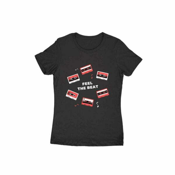 Feel The Beat Women's Round Neck T-shirt - Its Clover