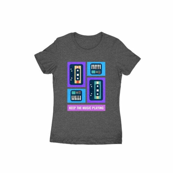 Keep Music Women's Round Neck T-shirt - Its Clover