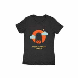 Tick or Treat Women's Round Neck T-shirt - Its Clover