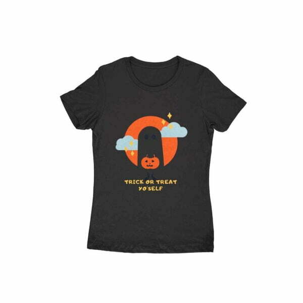 Tick or Treat Women's Round Neck T-shirt - Its Clover