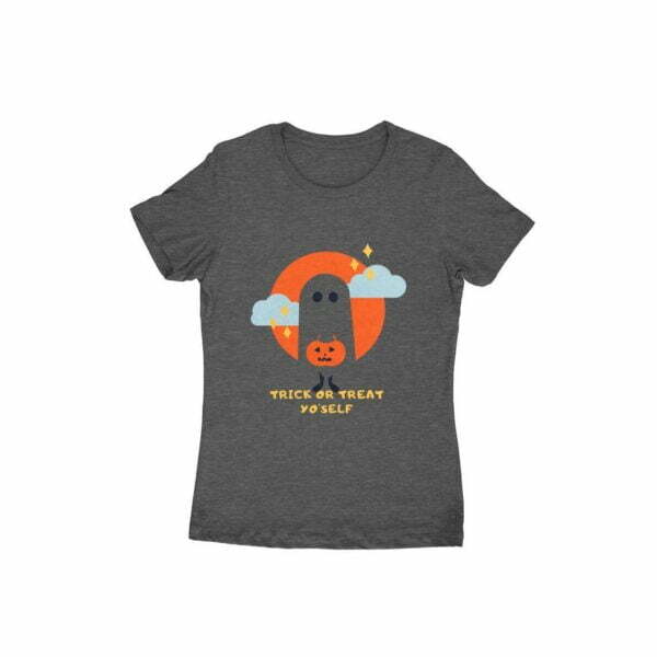 Tick or Treat Women's Round Neck T-shirt - Its Clover