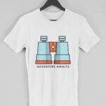 Adventure Men's Round Neck Half Sleeve T-shirt - Its Clover