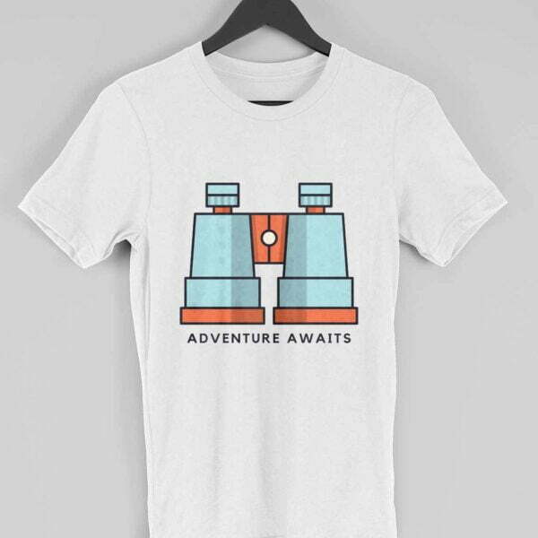 Adventure Men's Round Neck Half Sleeve T-shirt - Its Clover
