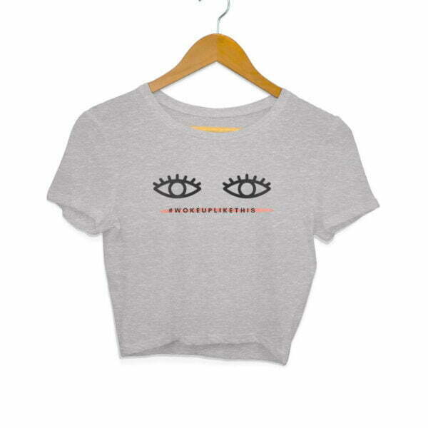 Woke Up Like This Women's Crop Top - Its Clover