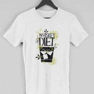 Whiskey Men's Round Neck Half Sleeve T-shirt - Its Clover