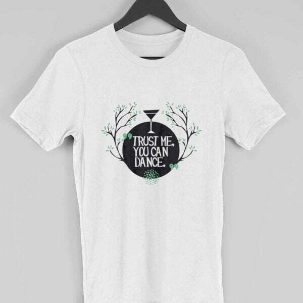 Dance Men's Round Neck Half Sleeve T-shirt - Its Clover
