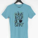 Have A Cup Men's Round Neck Half Sleeve T-shirt - Its Clover