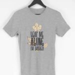Leaf Men's Round Neck Half Sleeve T-shirt - Its Clover