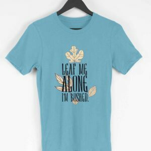 Leaf Men's Round Neck Half Sleeve T-shirt - Its Clover
