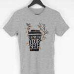 Expresso Men's Round Neck Half Sleeve T-shirt - Its Clover