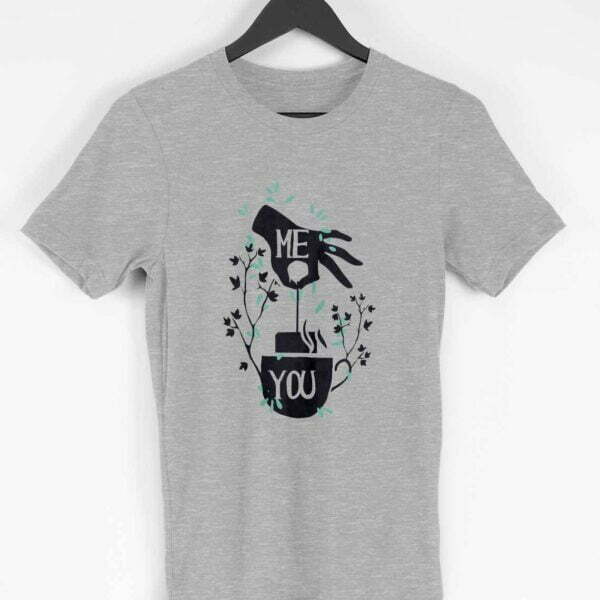 Me & You Men's Round Neck Half Sleeve T-shirt - Its Clover