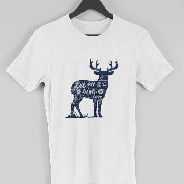 Done In Love Men's Round Neck Half Sleeve T-shirt - Its Clover