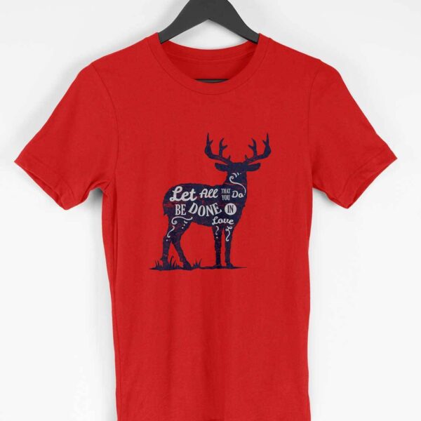 Done In Love Men's Round Neck Half Sleeve T-shirt - Its Clover